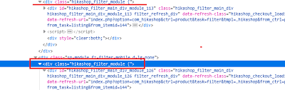 small html bug in hika modules