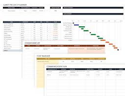 free gantt chart project plan templates
