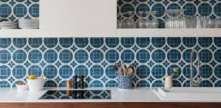 Blue And White Patterned Tiles For
