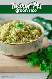 instant pot green rice arroz verde