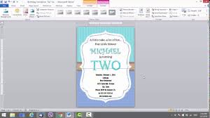 birthday invitation template for ms