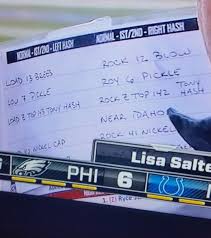 Eagles Play Chart Shown On Camera By Espn Larry Brown Sports