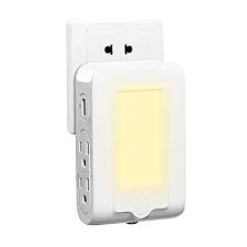 Hallway Emergency Lamp Night Light Outlet Cover Light Sensor 6 Plug Outlet Wall Plate Sockets With Led Night Lights Electrical Sockets Aliexpress