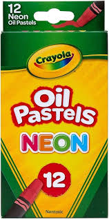 crayola oil pastels orted neon