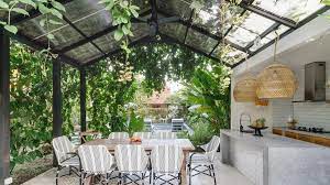 Backyard Covered Outdoor Kitchen Ideas