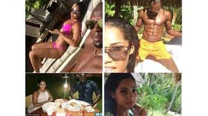 Jamaican star runner usain bolt takes girlfriend kasi bennett on a vacation after cheating scandal. Photos Usain Bolt Releases Steamy Pics Of Vacation With Girlfriend Kasi Bennett Loop Trinidad Tobago