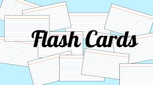 how to make voary flash cards