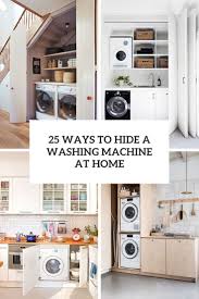 25 ways to hide a washing machine at