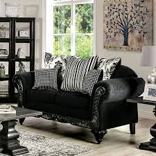 Luciano Loveseat In Black By Furniture