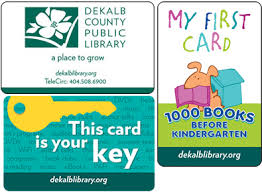The library does not issue library cards online; Get A Card Dekalb County Public Library