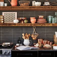 Below we're exploring various farmhouse kitchen cabinet ideas from popular interior designers, from white shaker to dark oak. 20 Rustic Kitchen Shelving Ideas With Timeless Rugged Charm