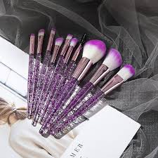 new 10pcs colorful makeup brush set