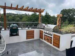 how to build a custom outdoor bbq area