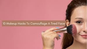 makeup hacks to camouflage a tired face