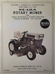 Sears Suburban Garden Tractor Mower