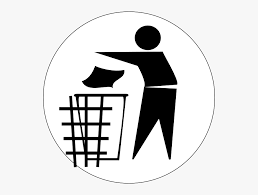 You must be quiet in this library. Throw Rubbish In Bin Free Transparent Clipart Clipartkey