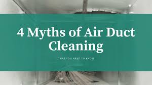 4 myths about air duct cleaning you
