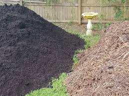bulk soil and mulch delivered together