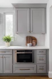 43 Gray Kitchen Cabinets With White