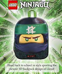Lego Ninjago Lloyd Rucksack für Kinder 3D Tasche : Amazon.de: Spielzeug