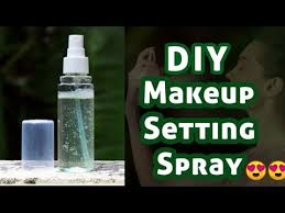 diy makeup setting spray at home with