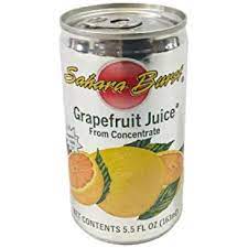 Sahara Burst Grapefruit Juice 100% From Concentrate - Unsweet Can - Without  Any Added Sugar For A Natural Tart Flavor - Ready Set Gourmet Donte A Meal  Program - 1 Pack (48Ct, 5.5 Fl Oz) - Walmart.com