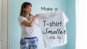 how to make a t shirt smaller you