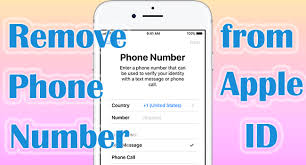change phone number from apple id on iphone