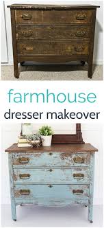 How To Paint A Chippy Farmhouse Dresser With Milk Paint