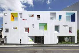 Cutout Cube Architecture : Sugamo Shinkin Bank