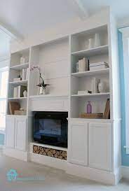 Bookcase Built Ins With Fireplace