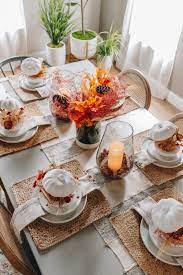 simple thanksgiving table setting tips