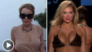 Lindsay Lohan vs. Kate Upton -- You Can't Look Away from Bouncy Showdown