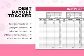 debt tracker spreadsheet loan pay