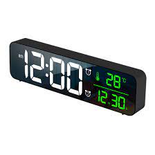 large led clock watch display table