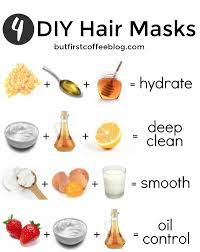 diy hair masks for every hair type