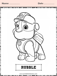 Download and print these chase paw patrol coloring pages for free. Printable Coloring Pages Paw Patrol Coloring Sheets Printablekidsedu Com