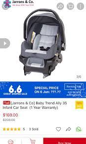 Infant Ally 35 Carseat Pram Moondust