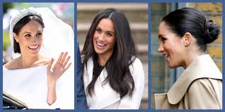 Duchess of sussex enhanced her natural hair with 'clip on extensions' as part of 'hollywood makeover' for spotify. Meghan Markle S Best Hairstyles Of All Time