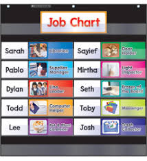 Pocket Chart Monthly Calendar Black By