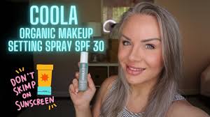 coola organic makeup setting spray spf