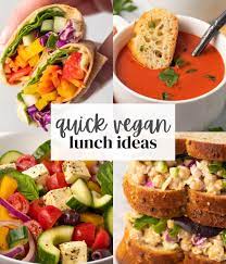 21 vegan lunch ideas in 20 minutes or less