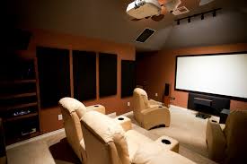 Low Ceiling Basement Home Theater