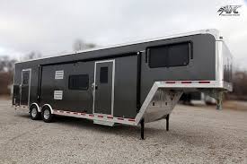 aluminum race trailer with living