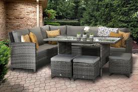 Polyrattan Garden Furniture Set Deal