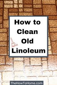 how to clean kitchen floor linoleum and