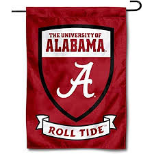 Alabama Crimson Tide Shield Garden Flag