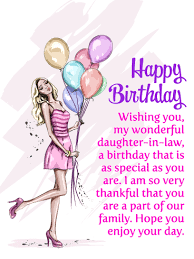 Birthday wishes for daughters list. Happy Birthday Daughter In Law Messages With Images Birthday Wishes And Messages By Davia