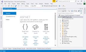 create asp net mvc application