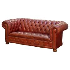 Large English Chesterfield Sofa Of